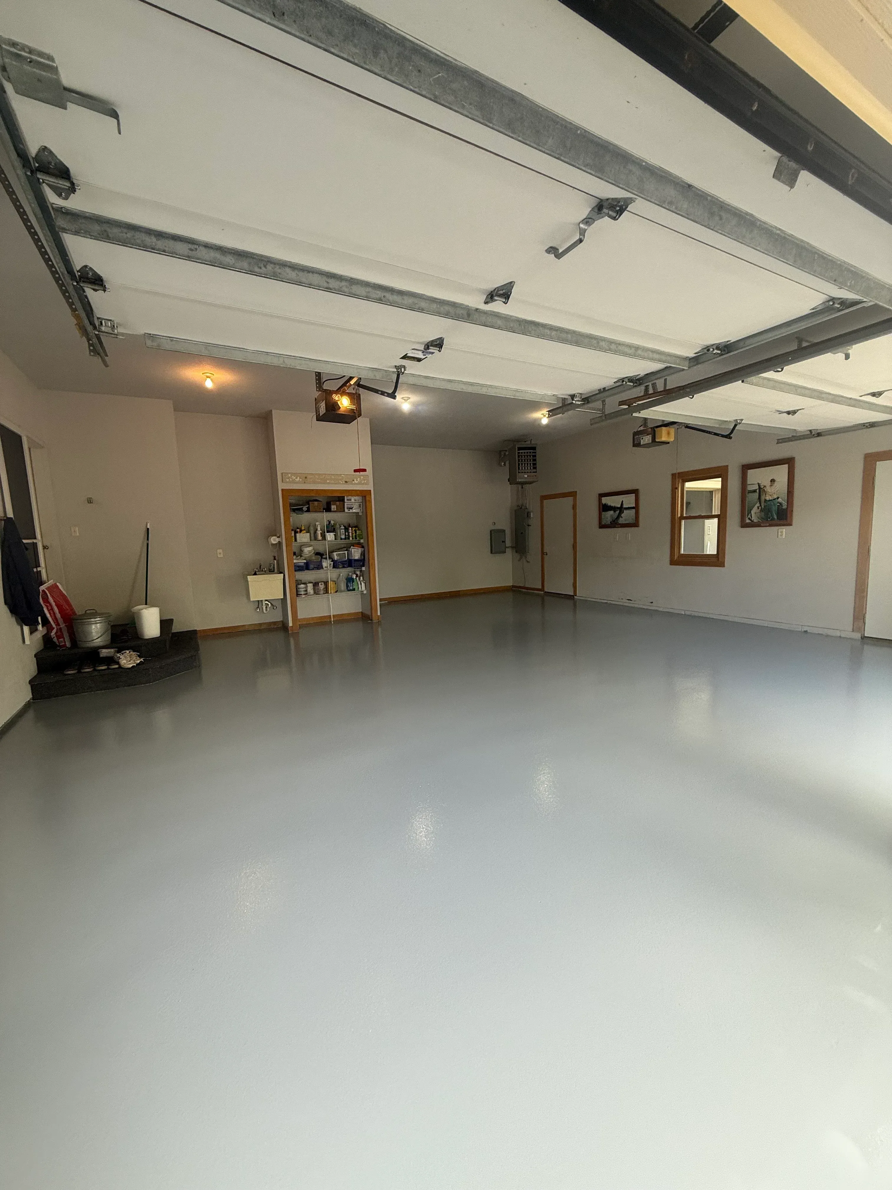 After epoxy floor